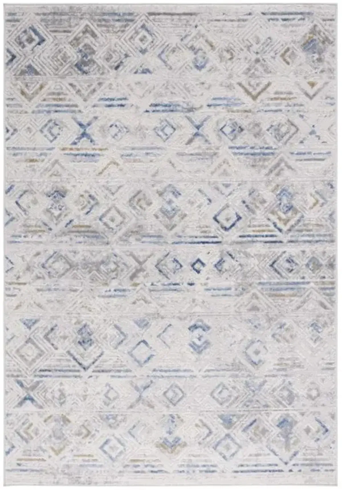 PALMA 332 Blue 6'-7' X 6'-7' Square Square Rug