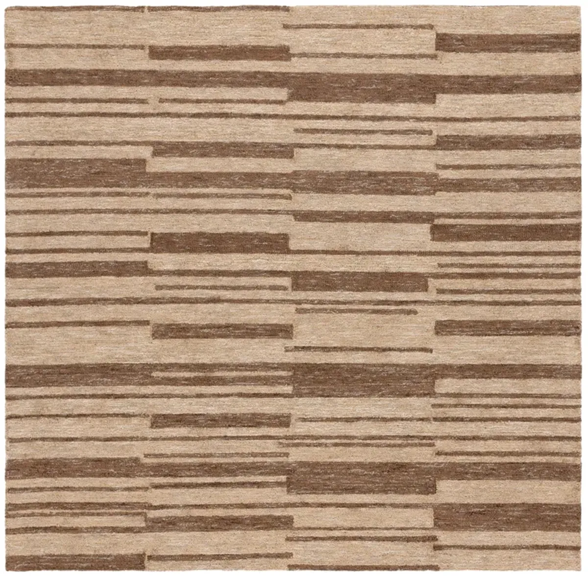 NATURAL FIBER Hand Tufted 6' x 6' Square area rug