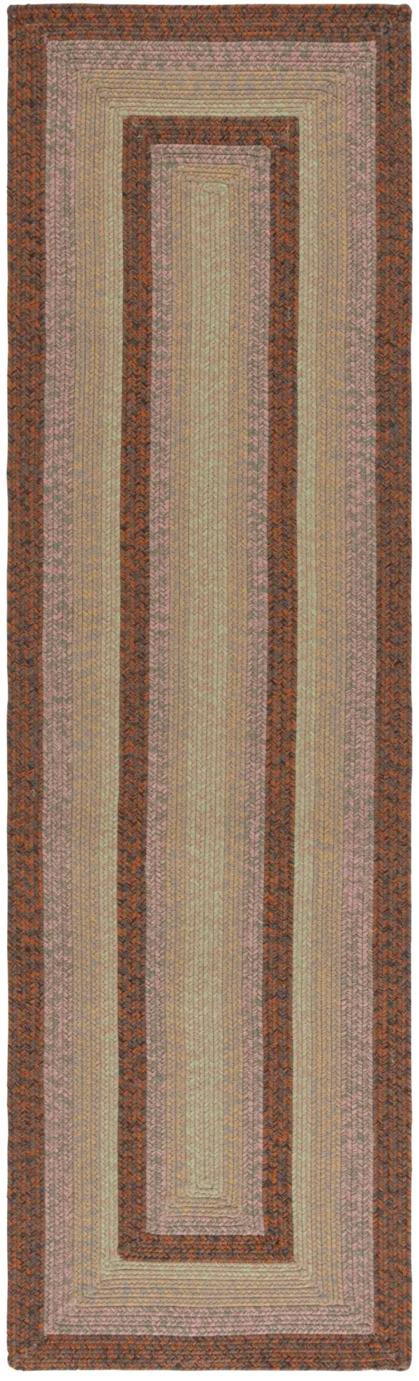 BRAIDED Hand Woven 2'-3' x 8' runner