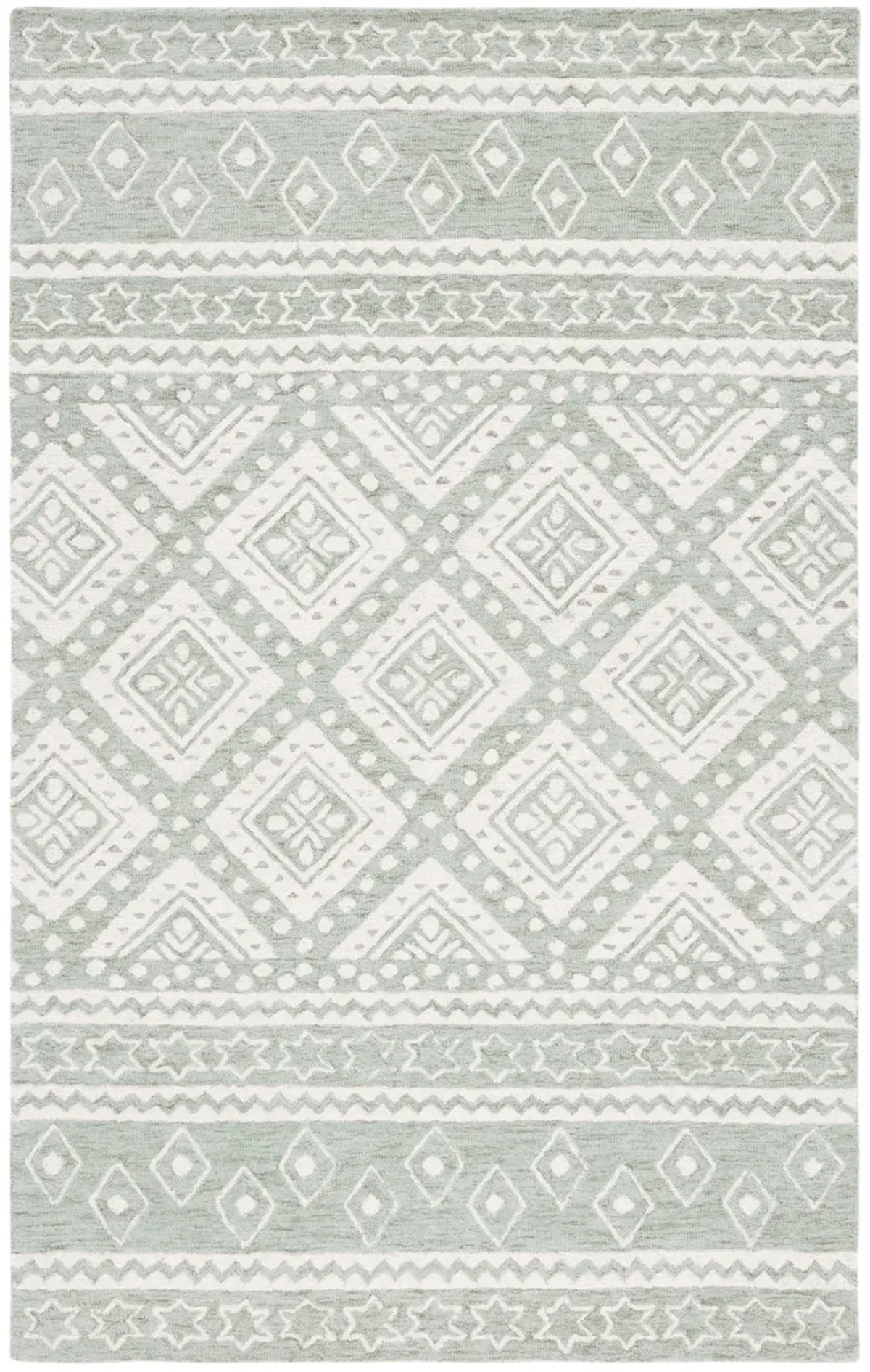 MICRO-LOOP Hand Tufted 3' x 5' area rug