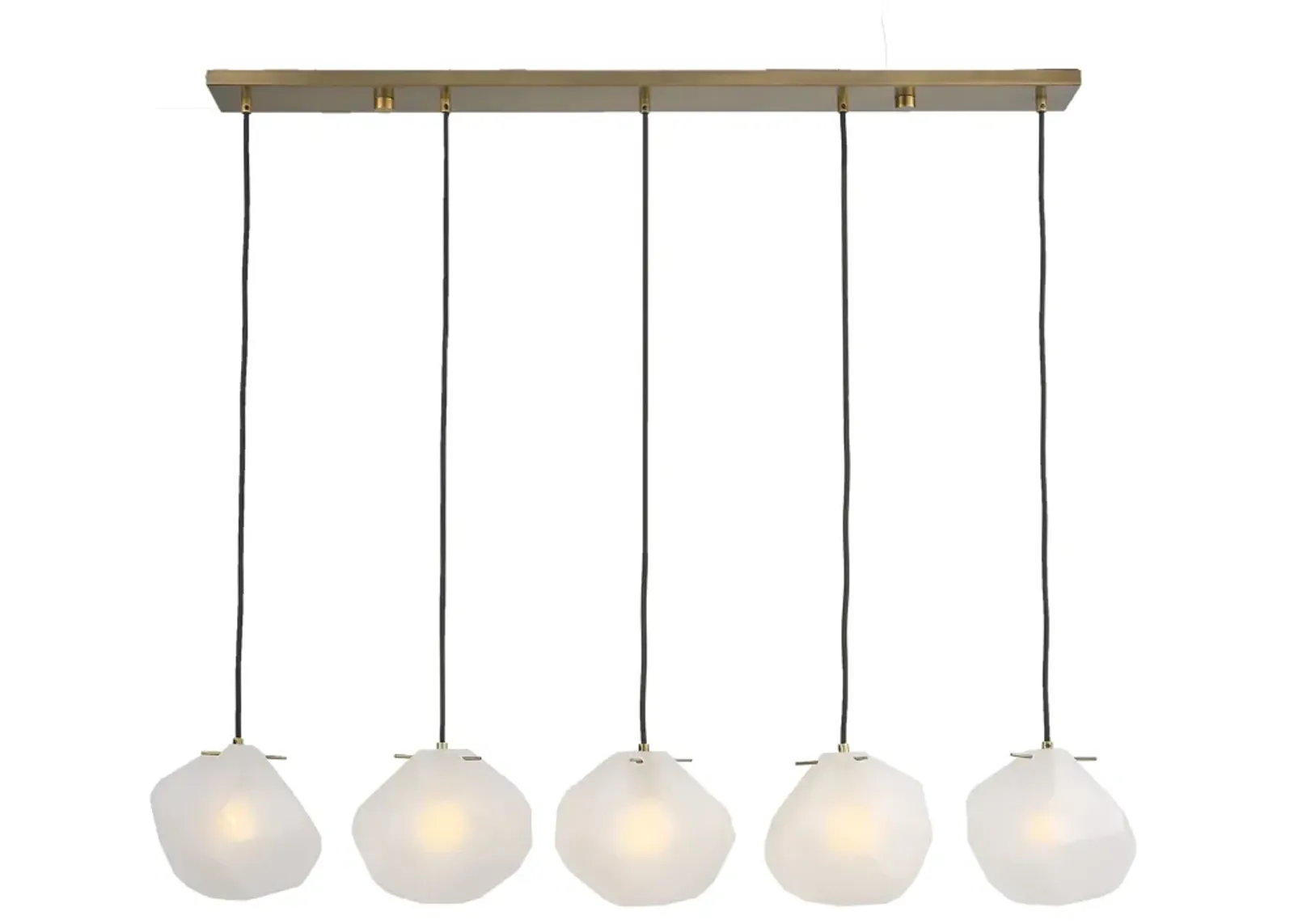 Geodesic 5 Light Linear Pendant