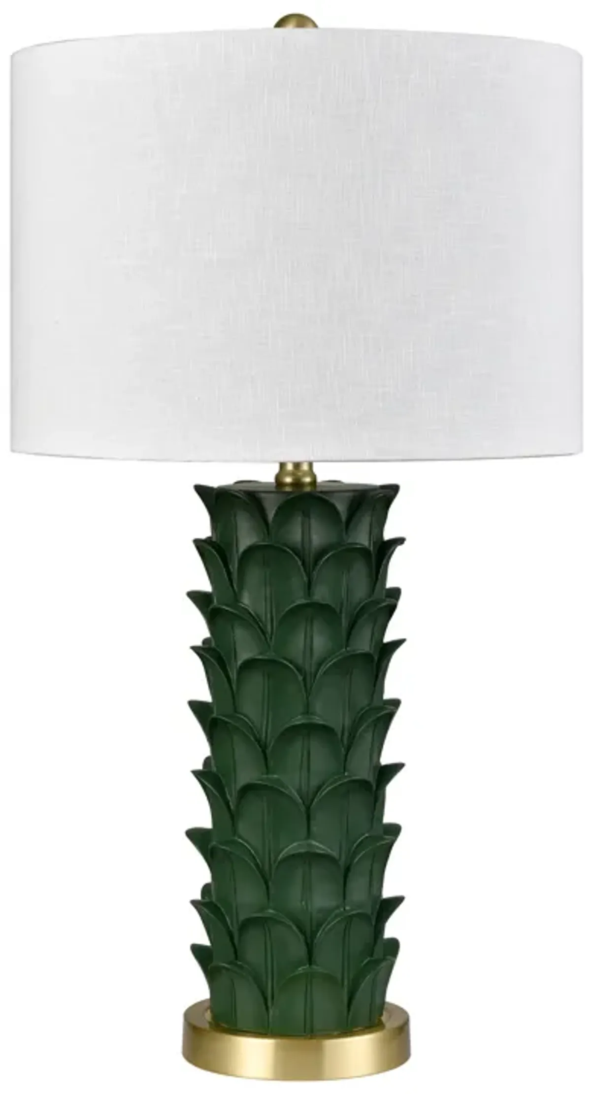 Beckwith 27'' High 1-Light Table Lamp - Dark Green