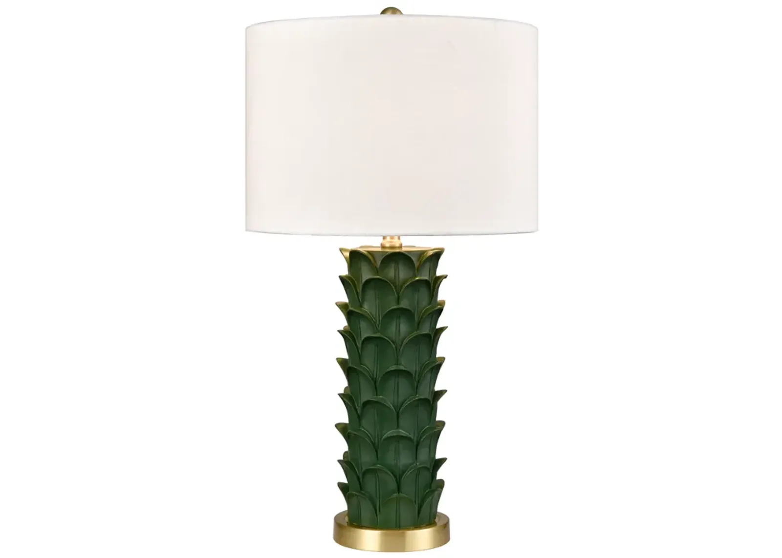 Beckwith 27'' High 1-Light Table Lamp - Dark Green