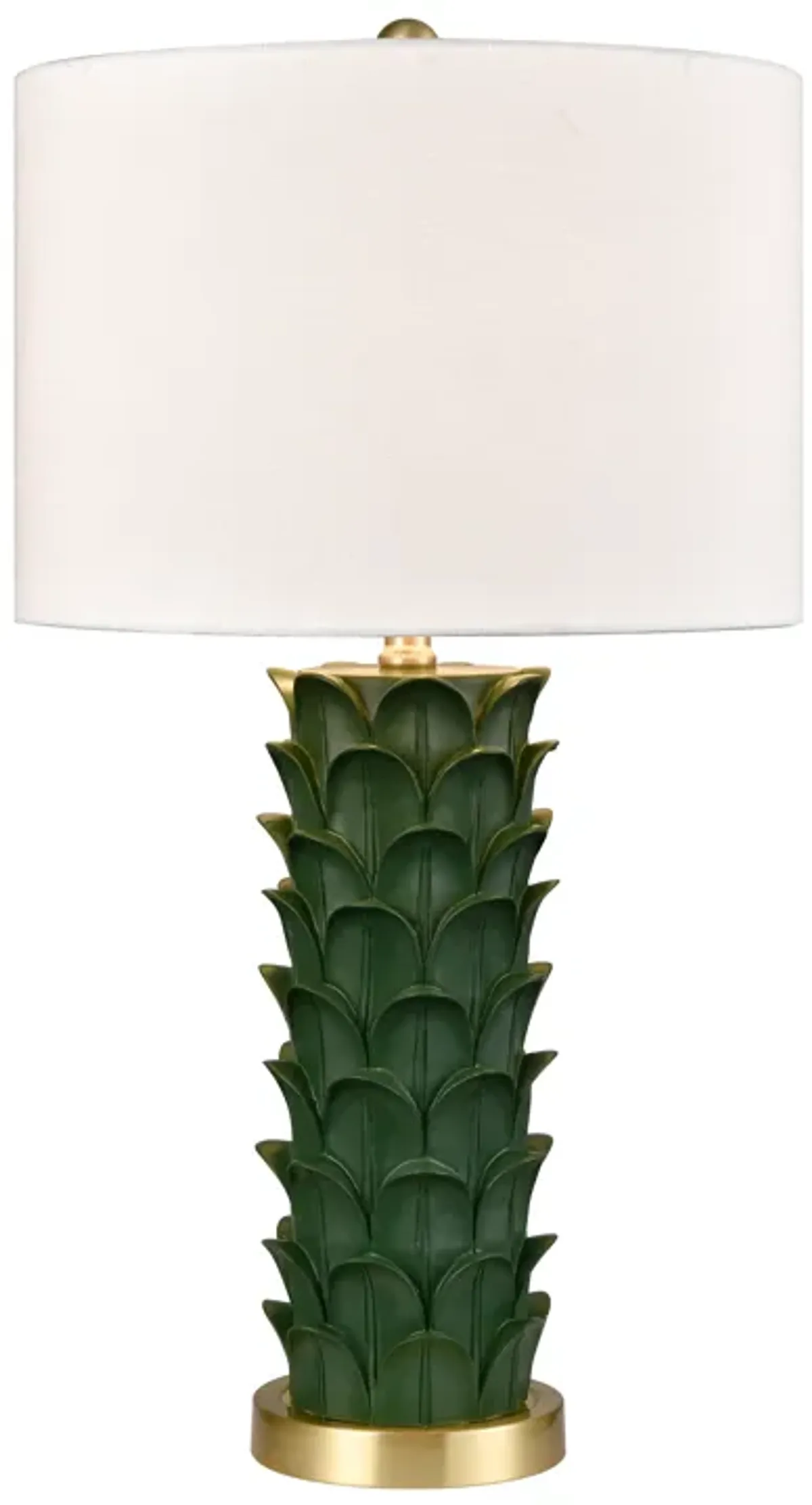 Beckwith 27'' High 1-Light Table Lamp - Dark Green