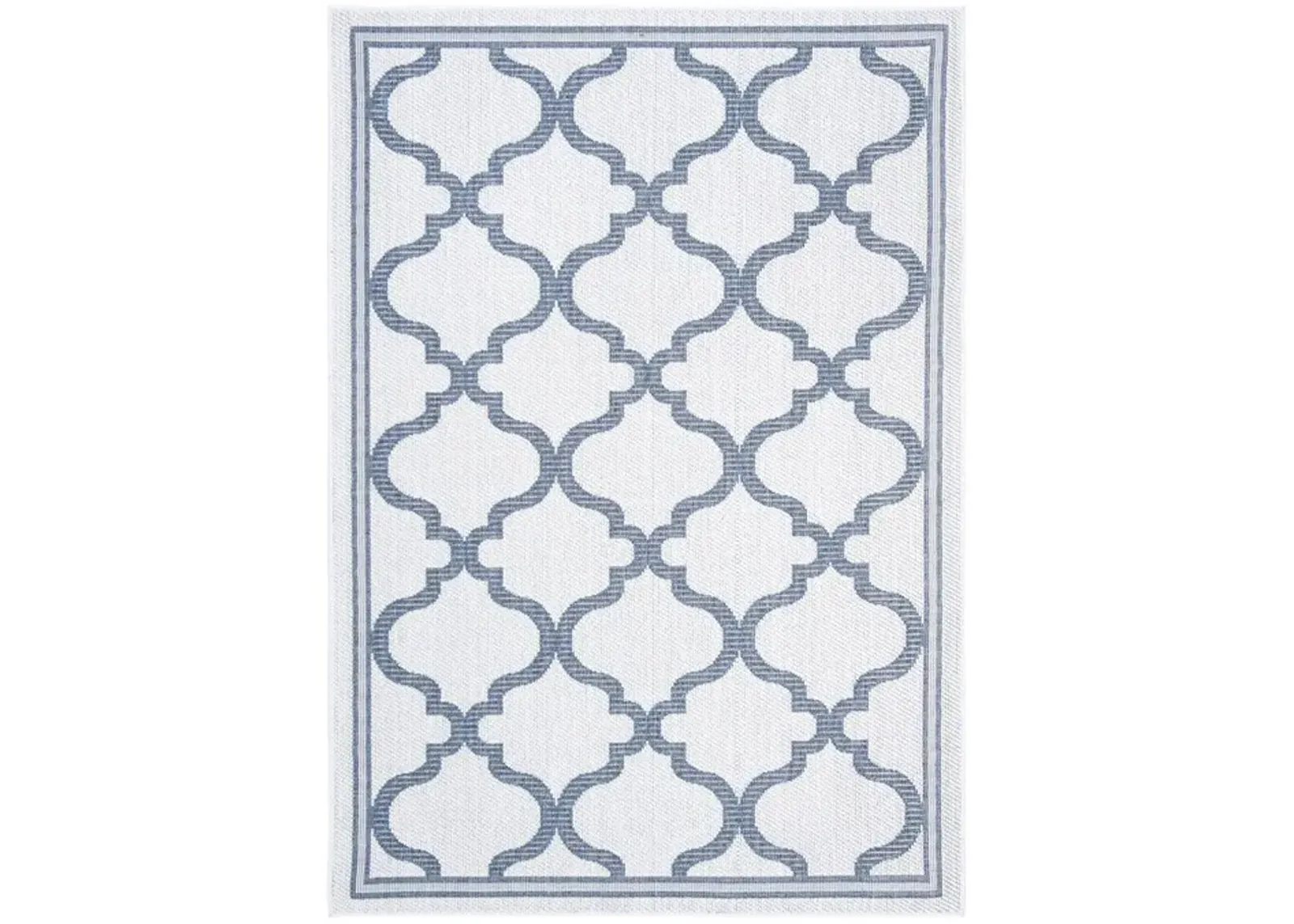 Safavieh BERMUDA 800 Collection BMU810A-4 Ivory / Charcoal 4' X 6'