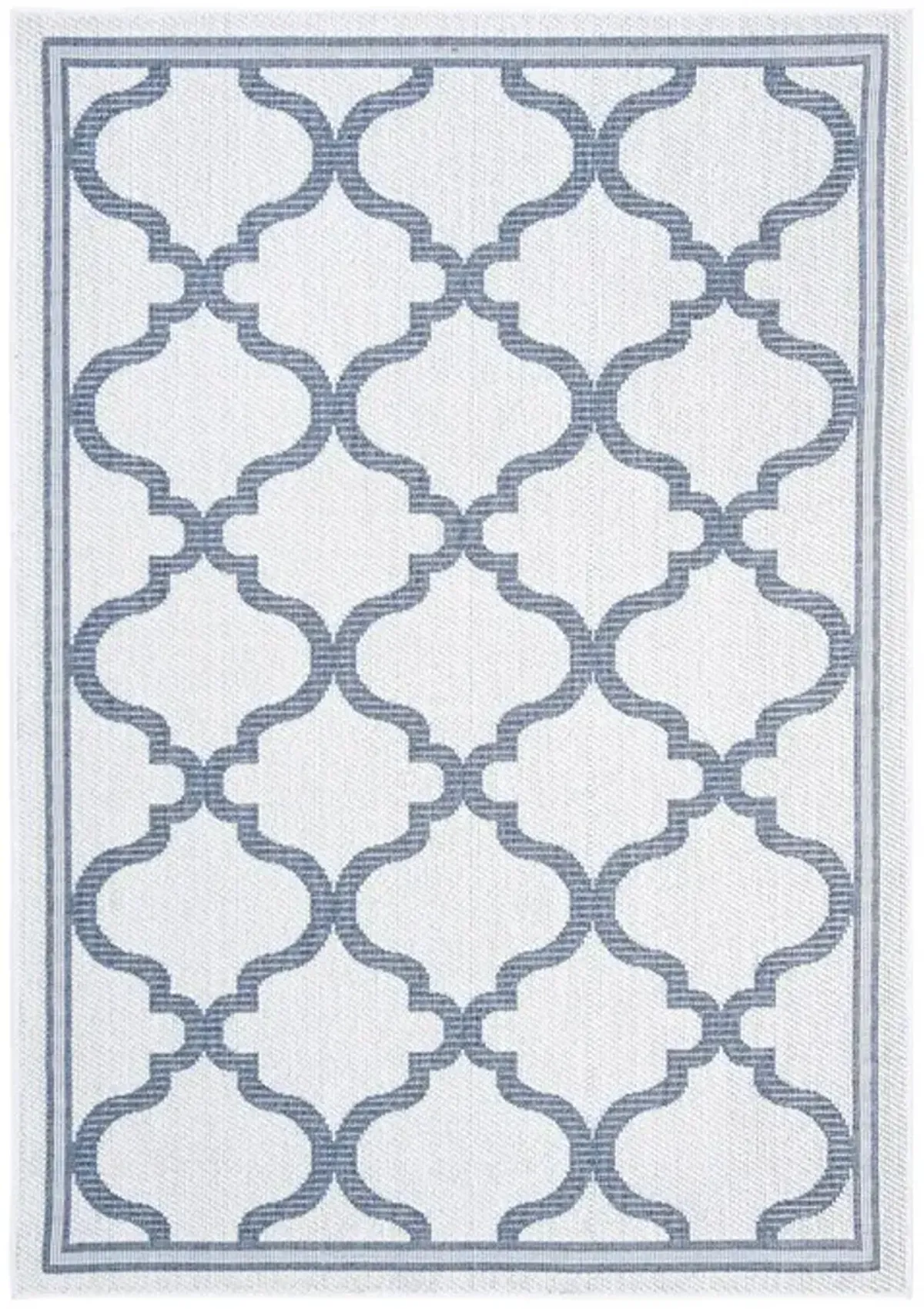 Safavieh BERMUDA 800 Collection BMU810A-4 Ivory / Charcoal 4' X 6'