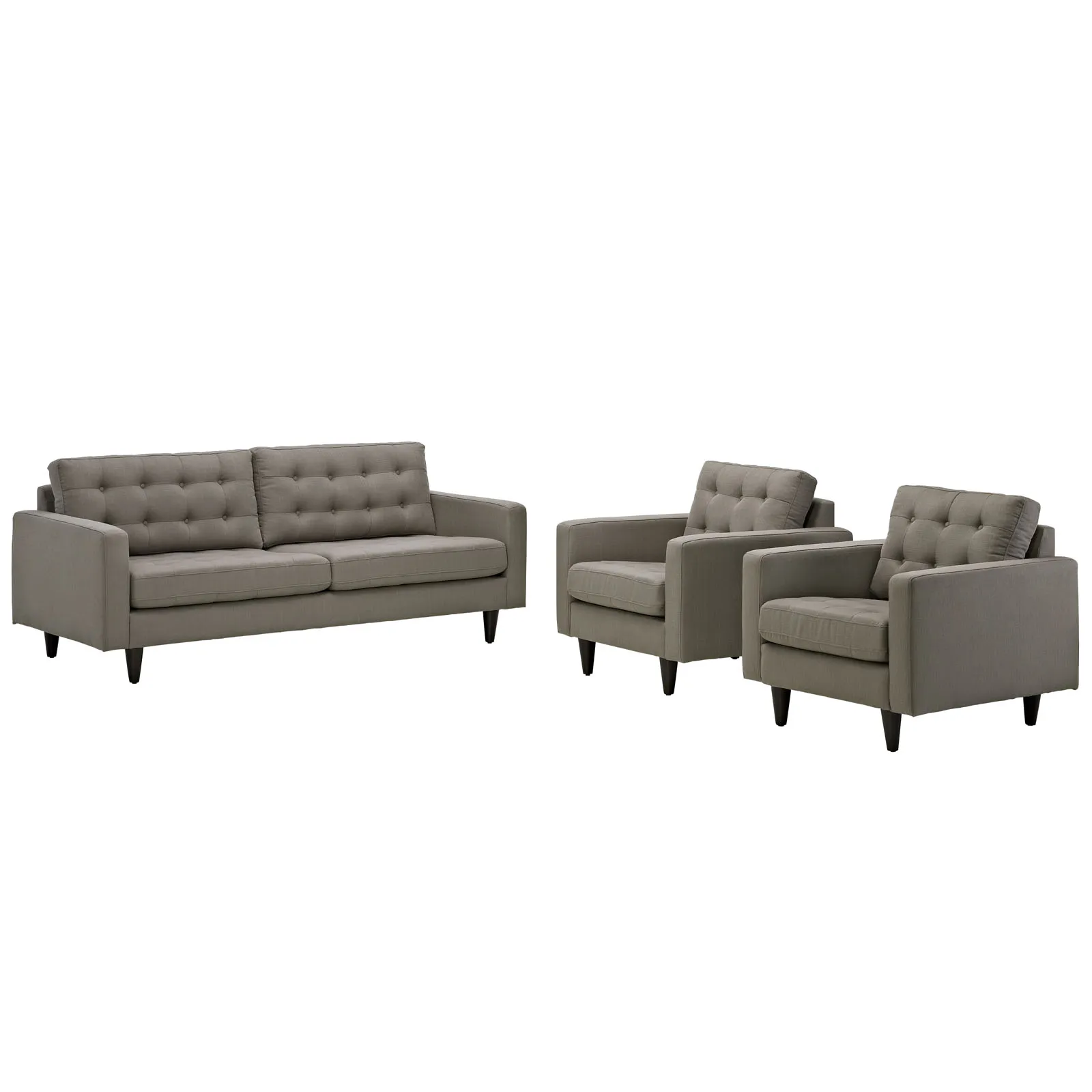 Empress Sofa and Armchairs Set of 3