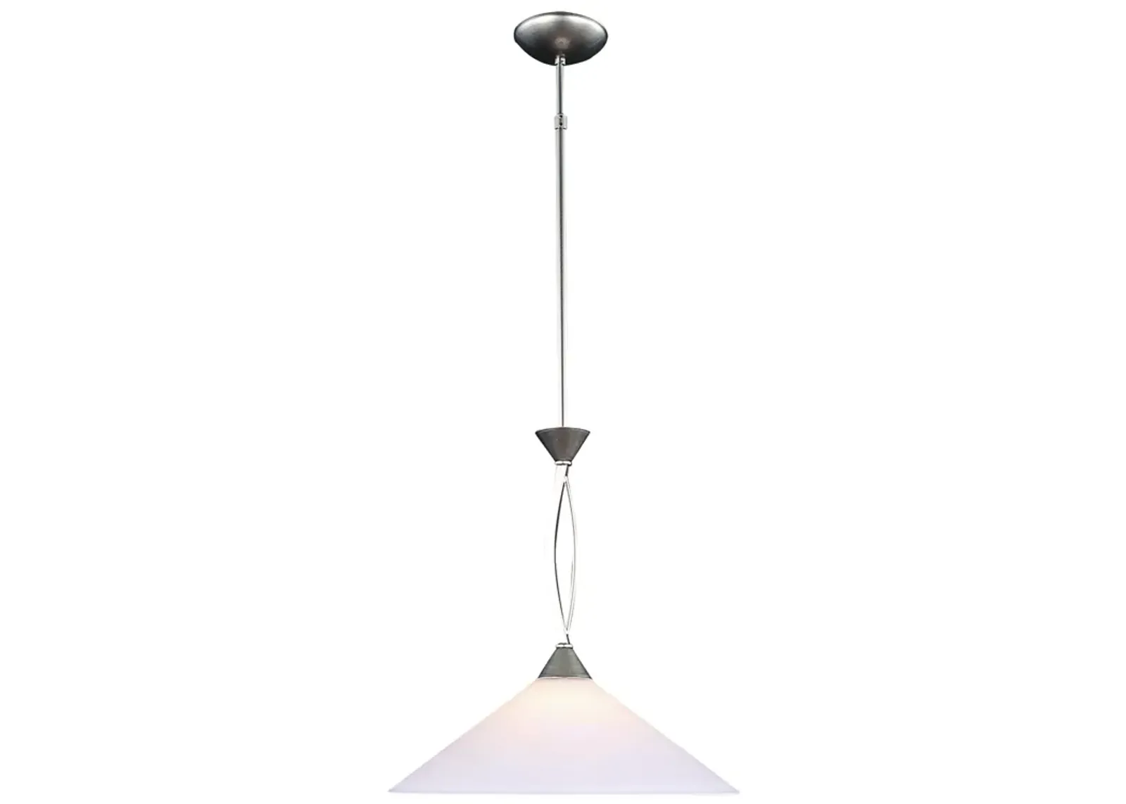 Elysburg 16" Wide 1-Light Pendant - Satin Nickel