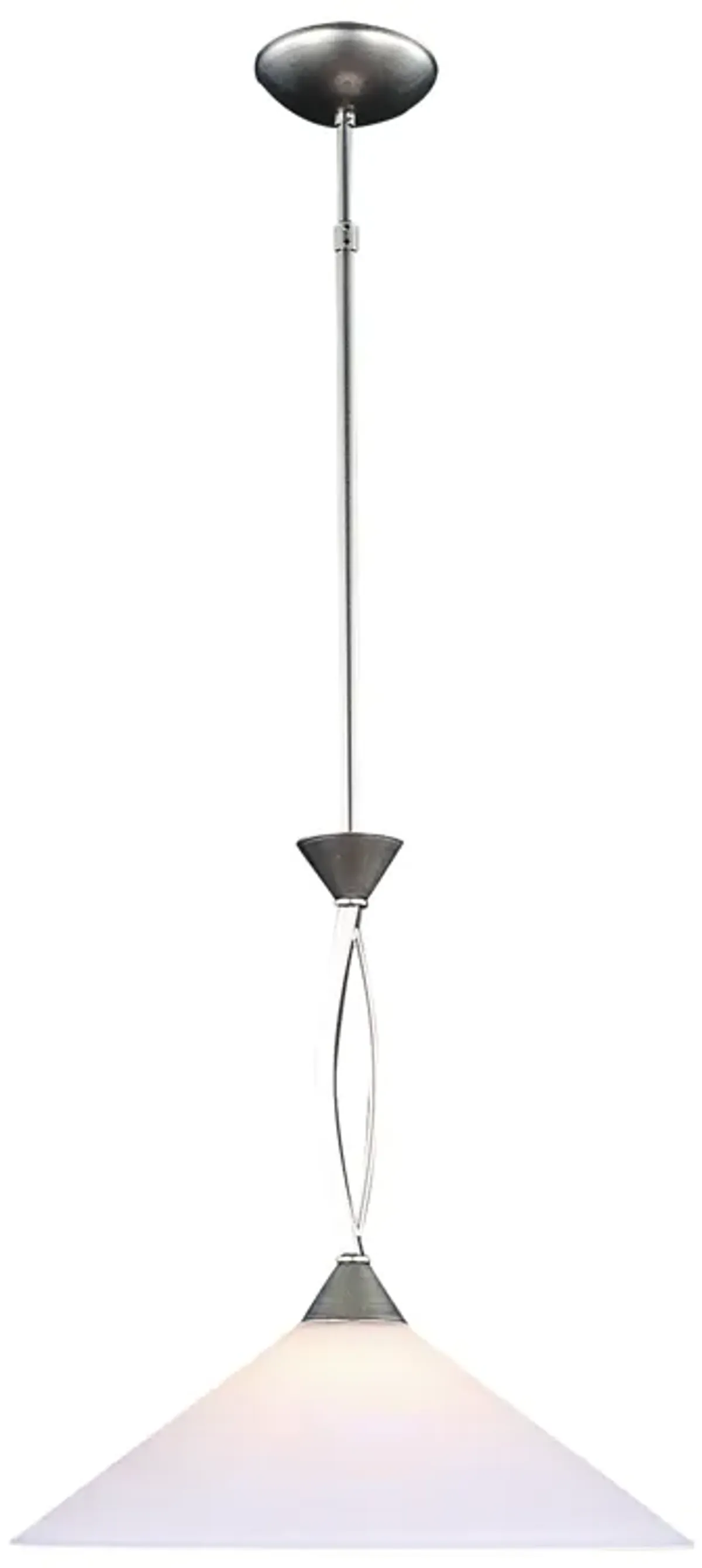 Elysburg 16" Wide 1-Light Pendant - Satin Nickel