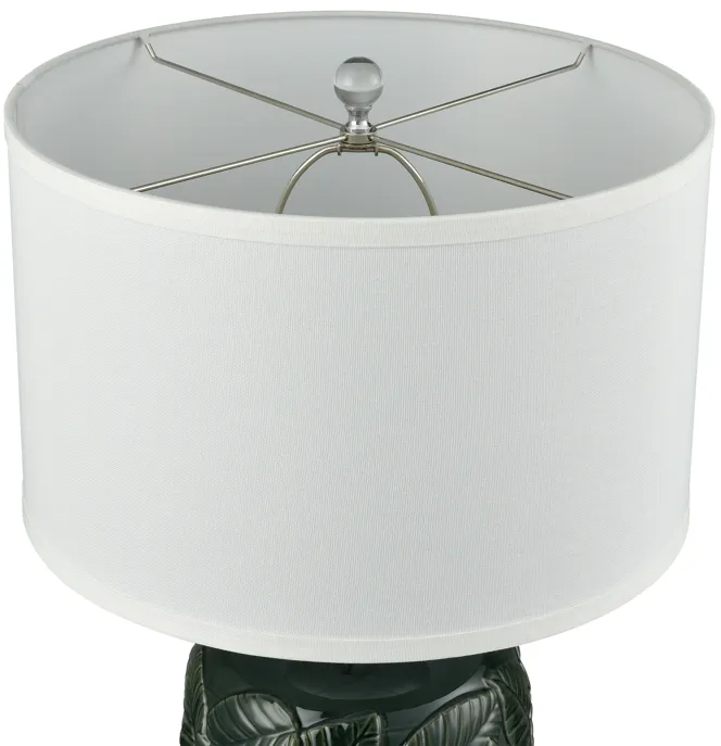 Goodell 27.5'' High 1-Light Table Lamp - Green Glaze - Includes LED Bulb