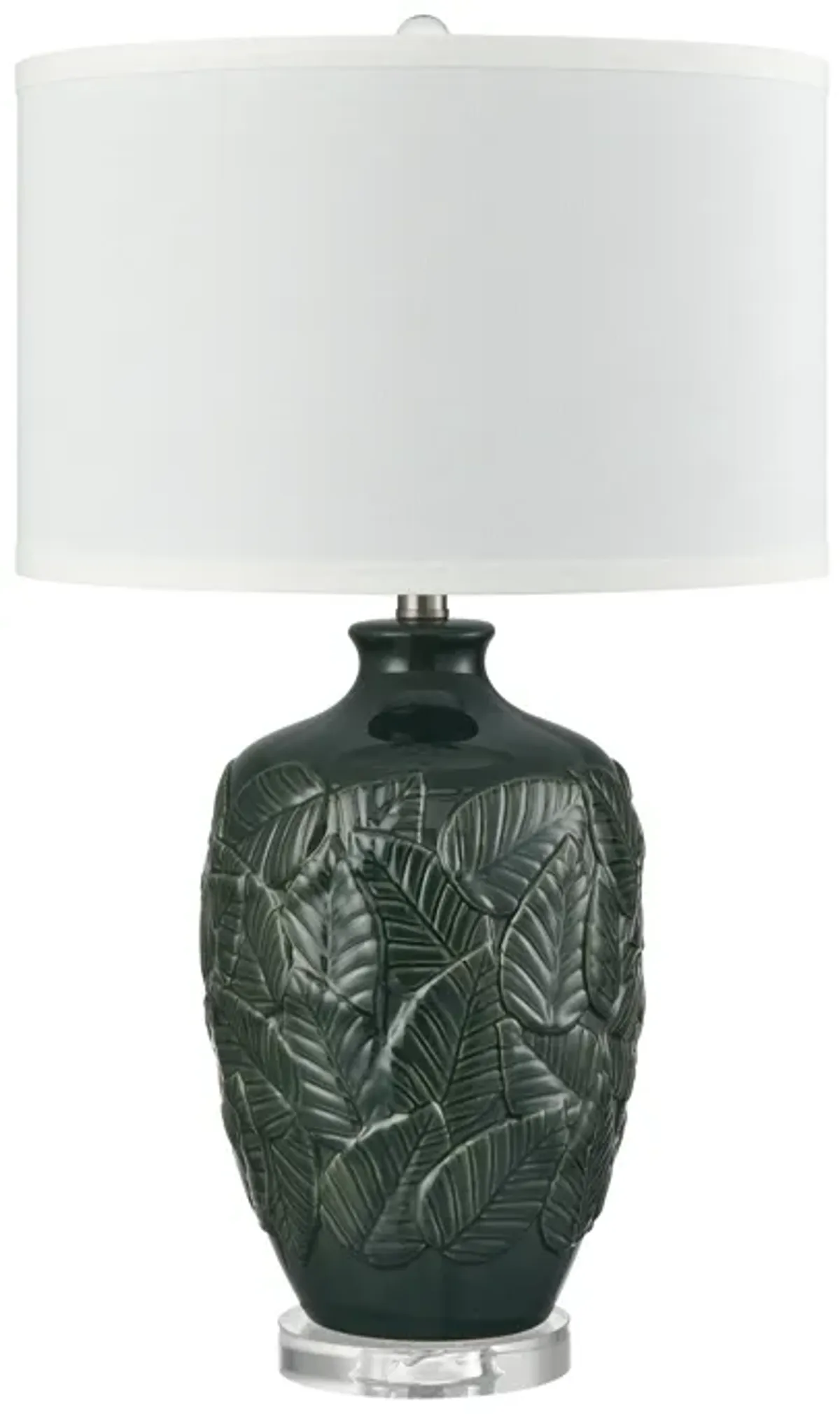 Goodell 27.5'' High 1-Light Table Lamp - Green Glaze - Includes LED Bulb