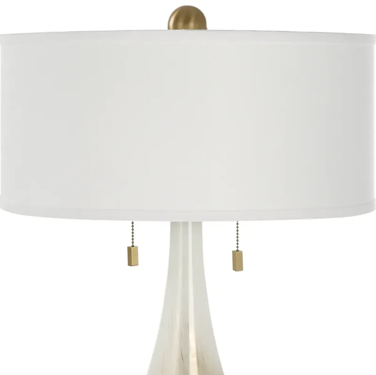 Cardoni Bronze Glass Table Lamp