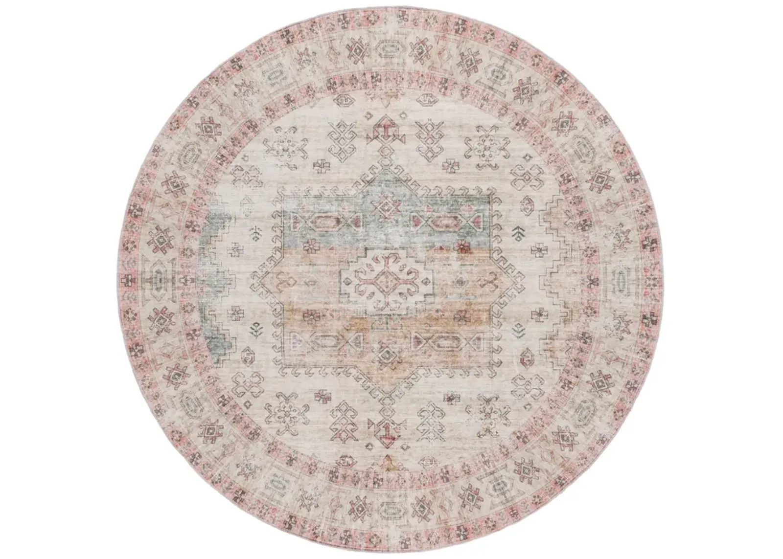 ARIZONA 229 OLIVE  6' x 6' Round Round Rug