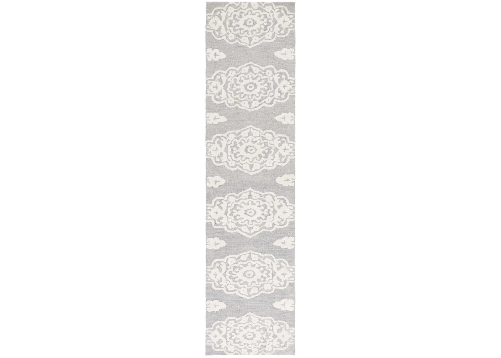 EBONY 655 IVORY  2'-3' x 9' Runner Rug