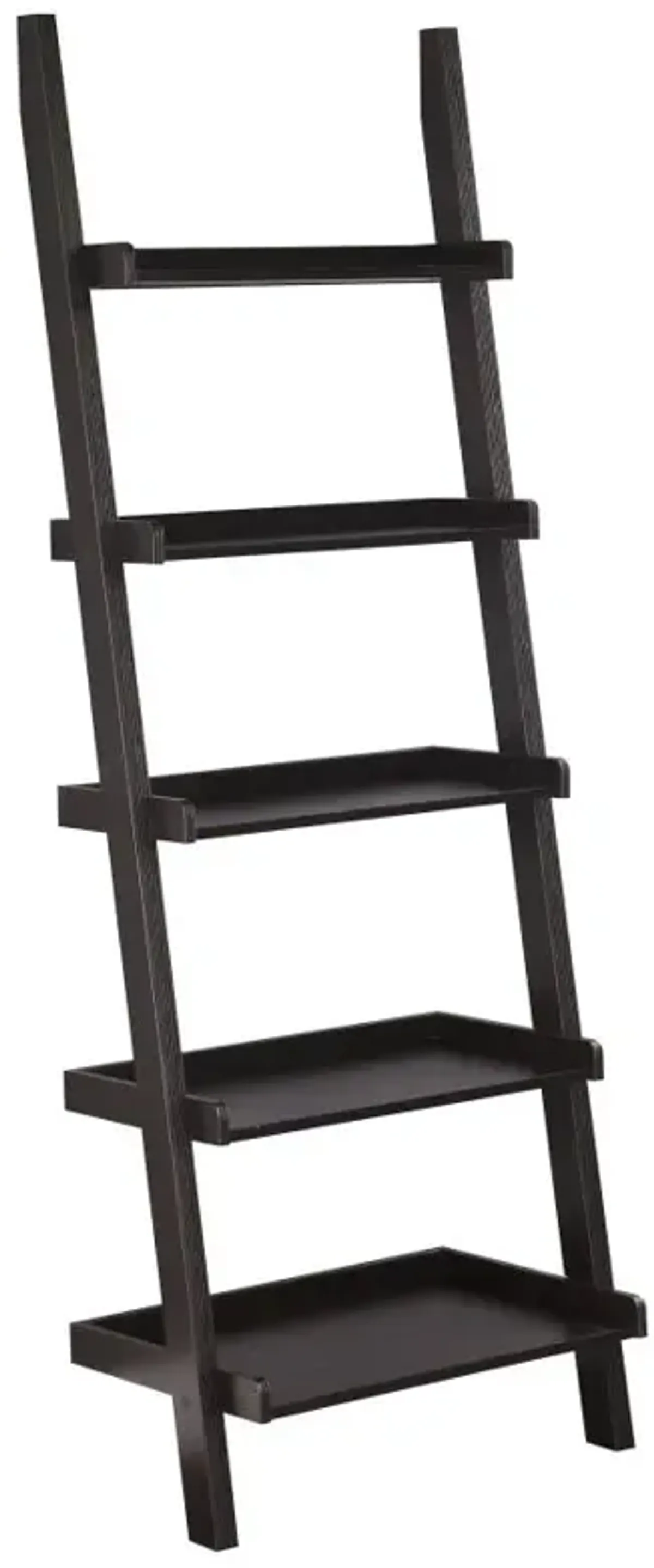 Colella 3-piece 1-drawer Ladder Desk Set Cappuccino