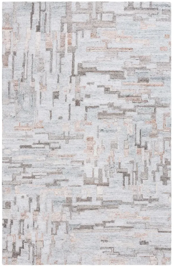 ABSTRACT Hand Tufted 3' x 5' area rug
