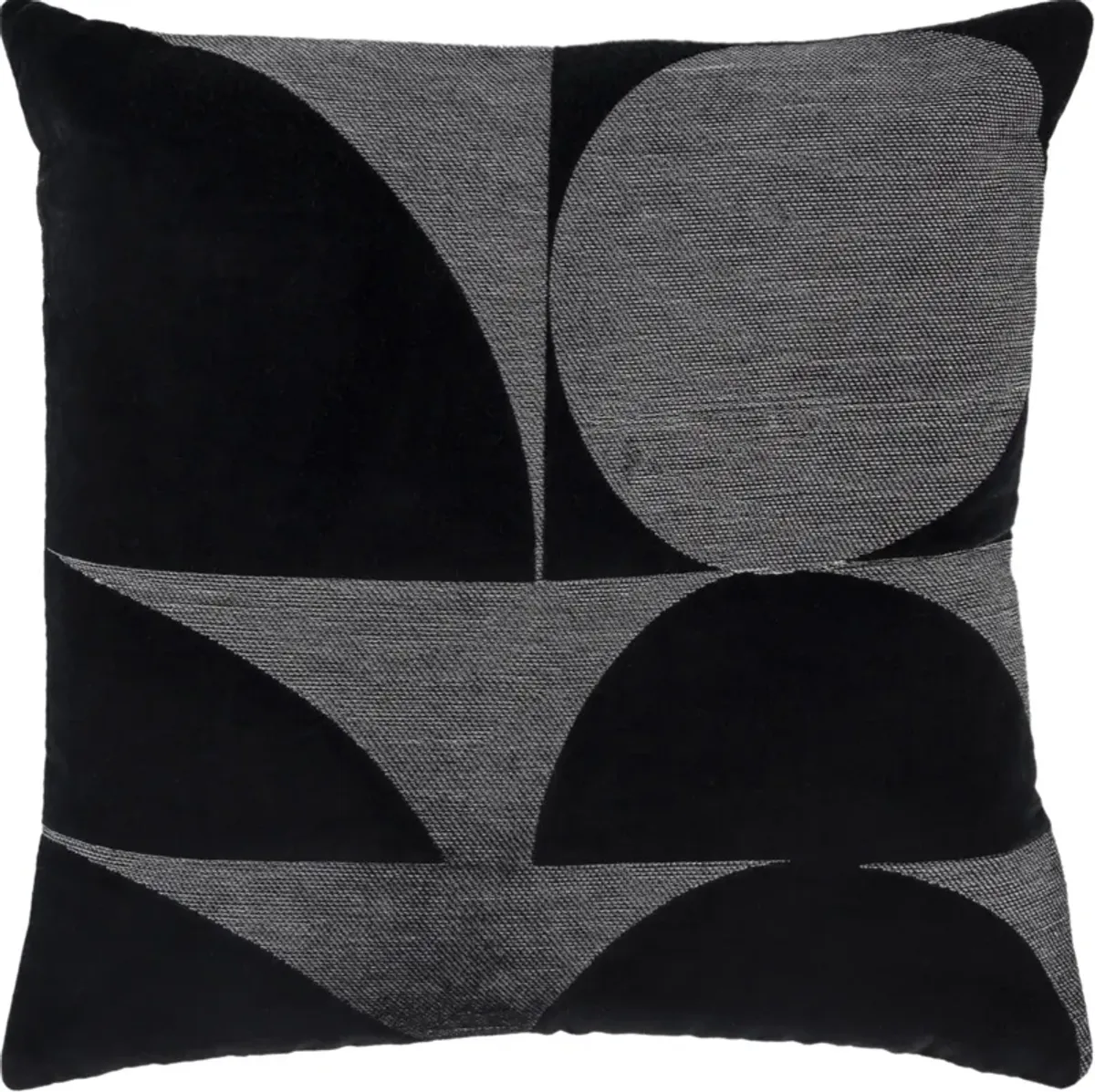 Geometric Black  Pillow