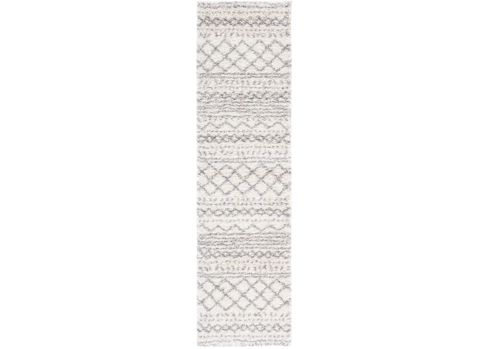 ARIZONA SHAG 741 IVORY  2'-3' x 16' Runner Rug