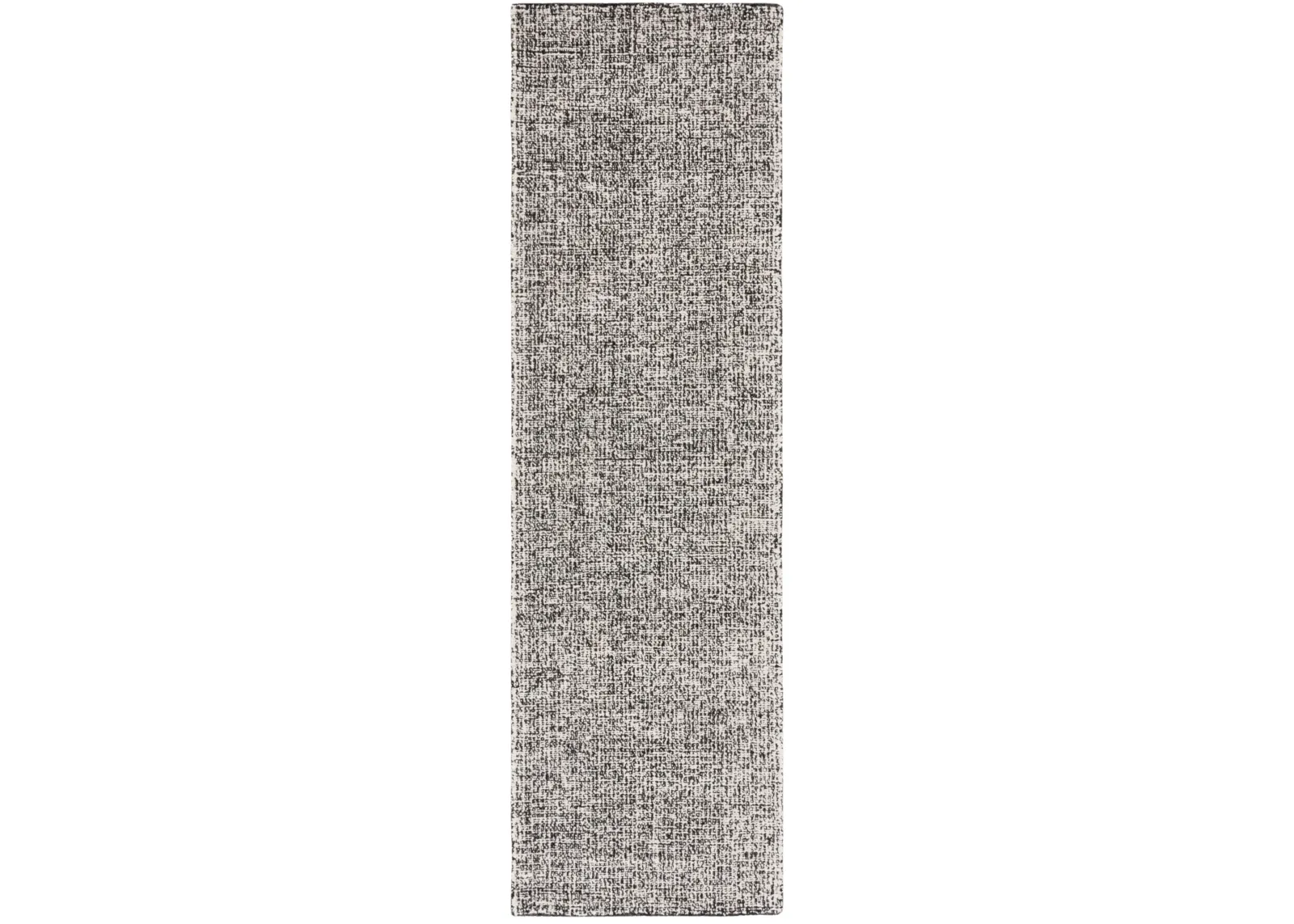 EBONY 602 BLACK  2'-3' x 8' Runner Rug