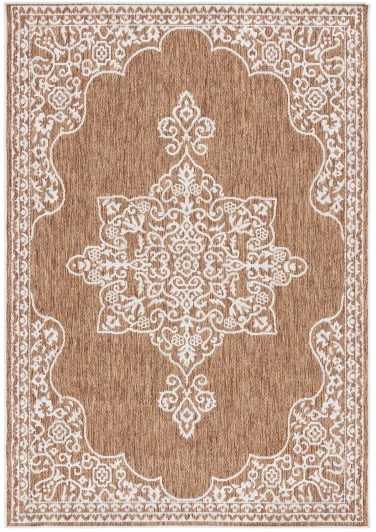 BEACH HOUSE 292 BROWN  5'-3' x 7'-6' Medium Rectangle Rug
