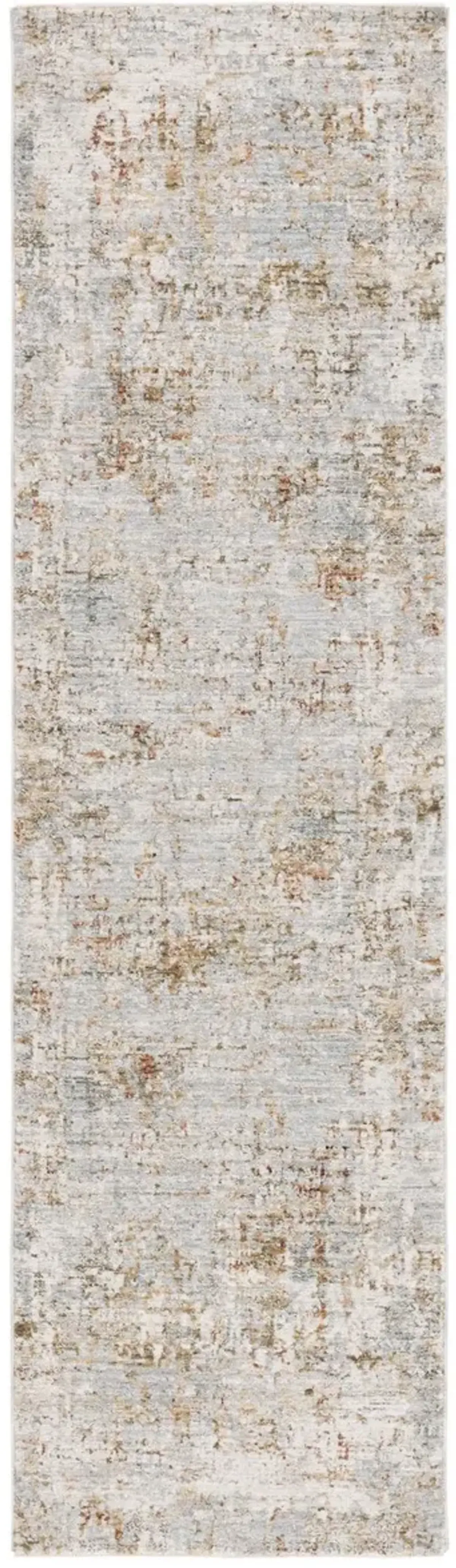 ADRIANNA 202 Blue 2'-2' X 8' Runner Rug