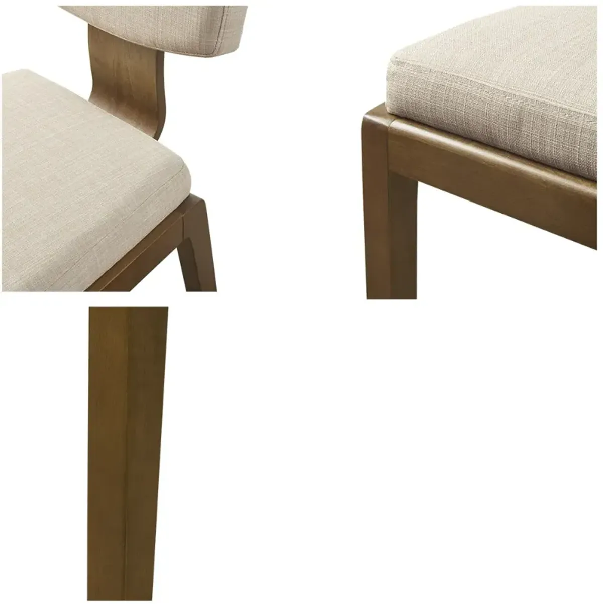 Lemmy Armless Upholstered Dining Chair - Set of 2