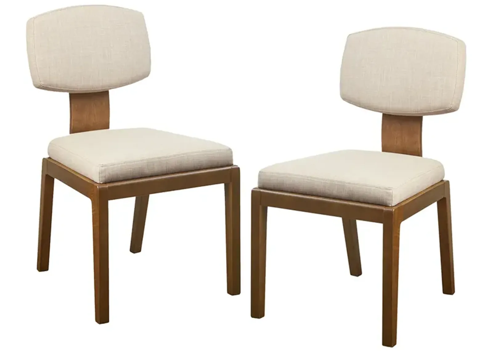 Lemmy Armless Upholstered Dining Chair - Set of 2