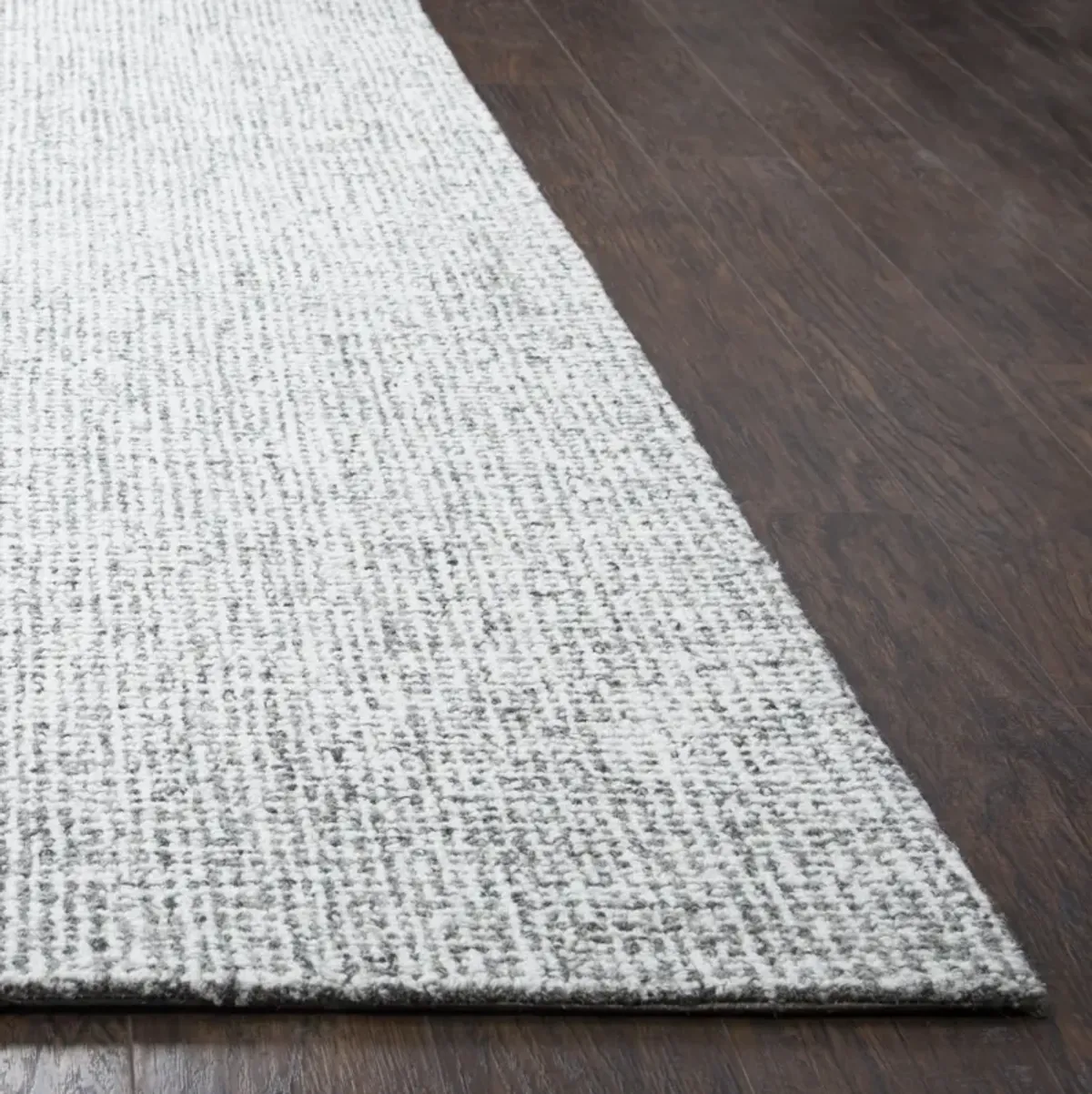 Brindleton Gray Tweed Wool 5' x 8' Rectangle Rug