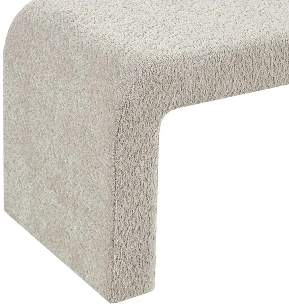 Boucle Waterfall Bench