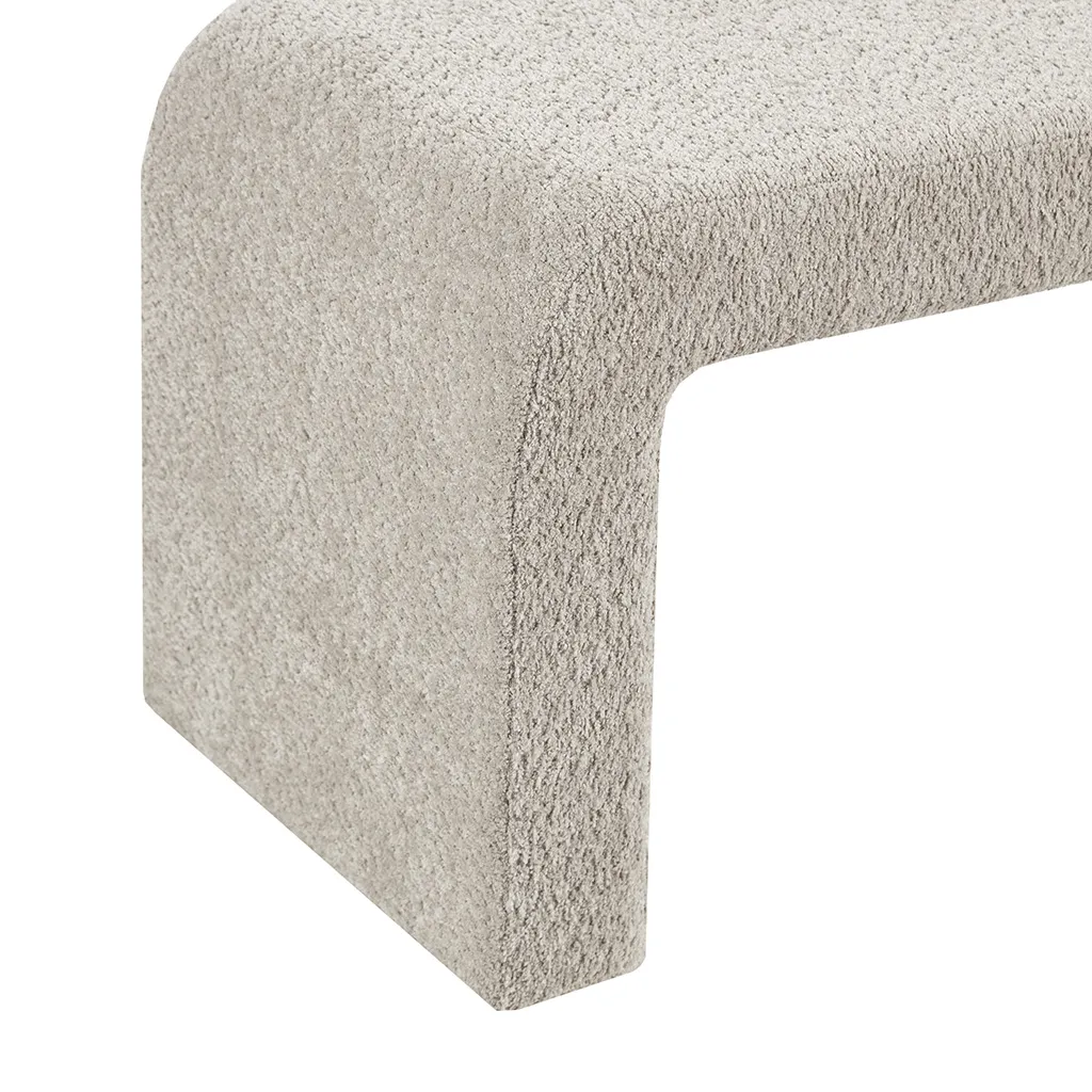 Boucle Waterfall Bench