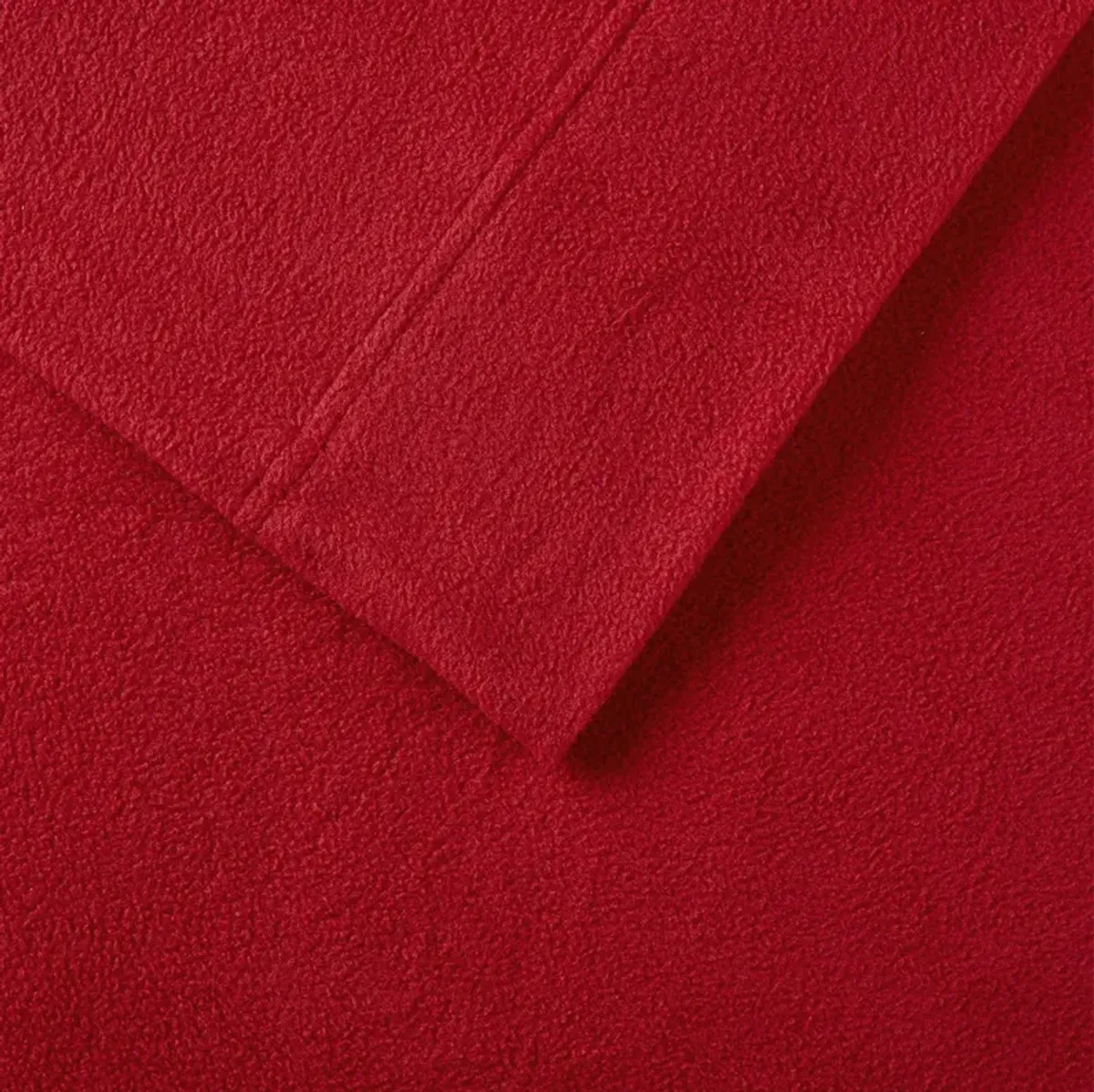 True North by Sleep Philosophy Micro Fleece Red Sheet Set