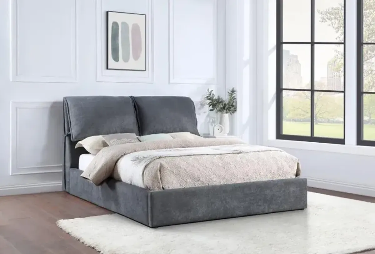 Braedon Platform Bed with Pillow Headboard