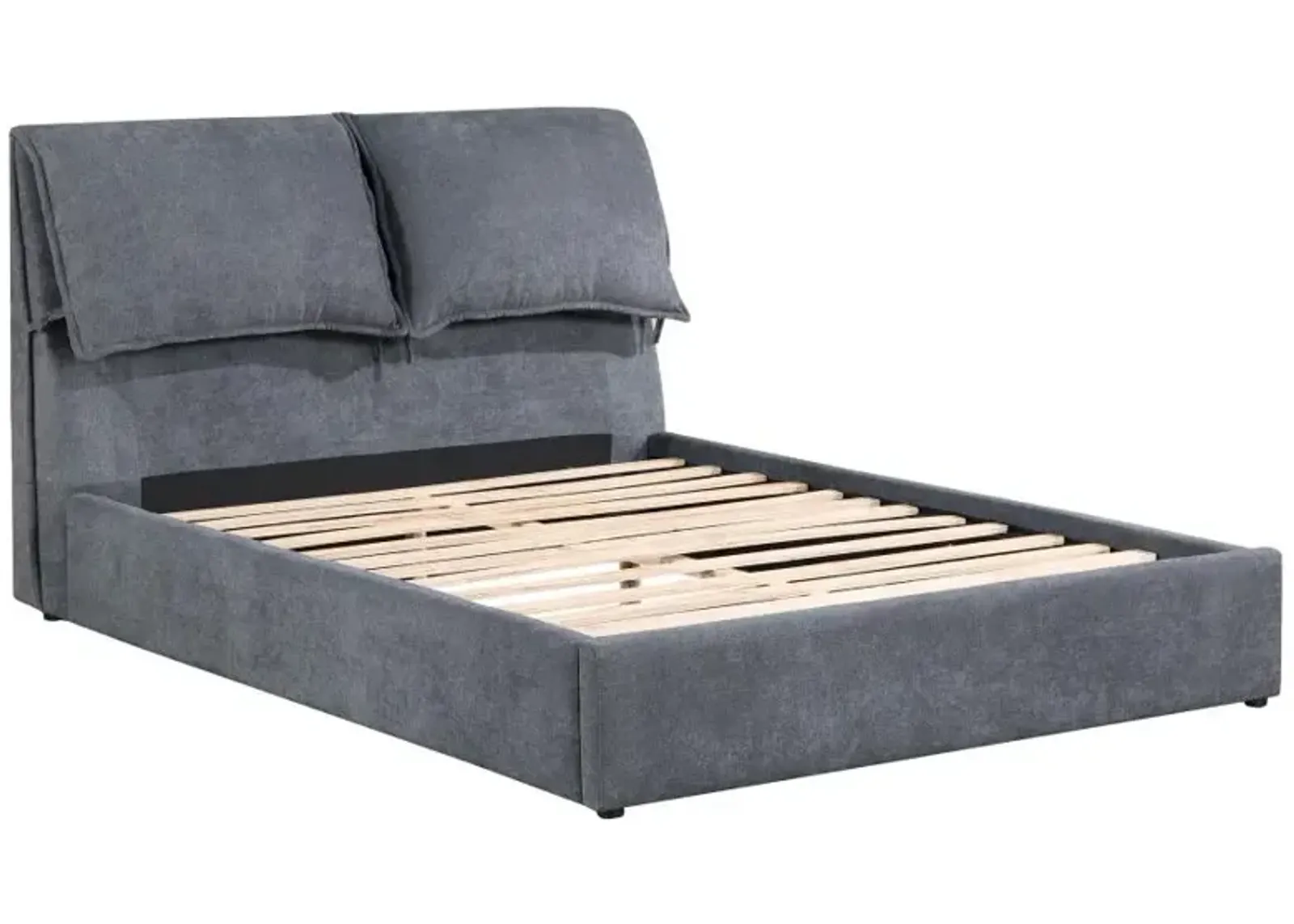 Braedon Platform Bed with Pillow Headboard