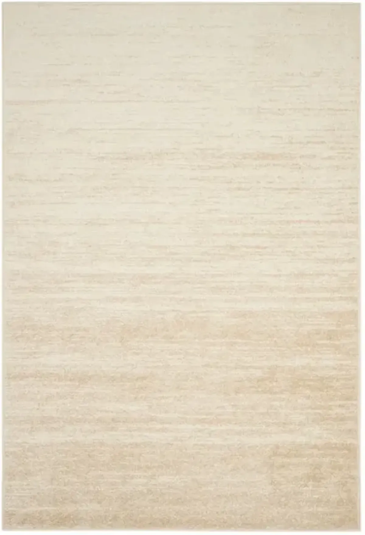 Adirondack Contemporary Champagne / Cream 6' X 6' Square Powerloomed Rug