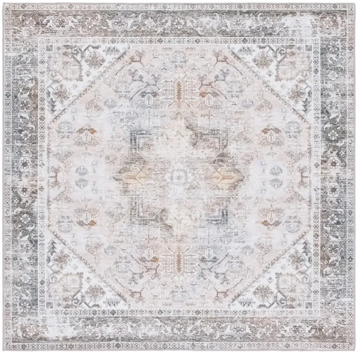 TUCSON 102 M/W S/R BEIGE  10' x 10' Square Square Rug