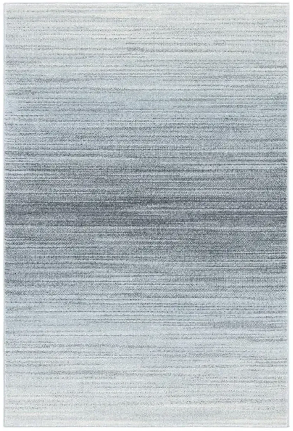 Adirondack Contemporary Grey / Light Grey 2'-6" X 6' Powerloomed Rug