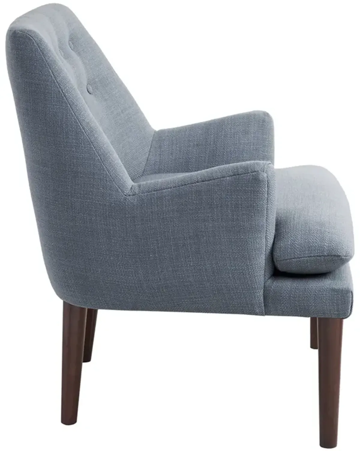 Madison Park Taylor Blue Mid-Century Accent Chair