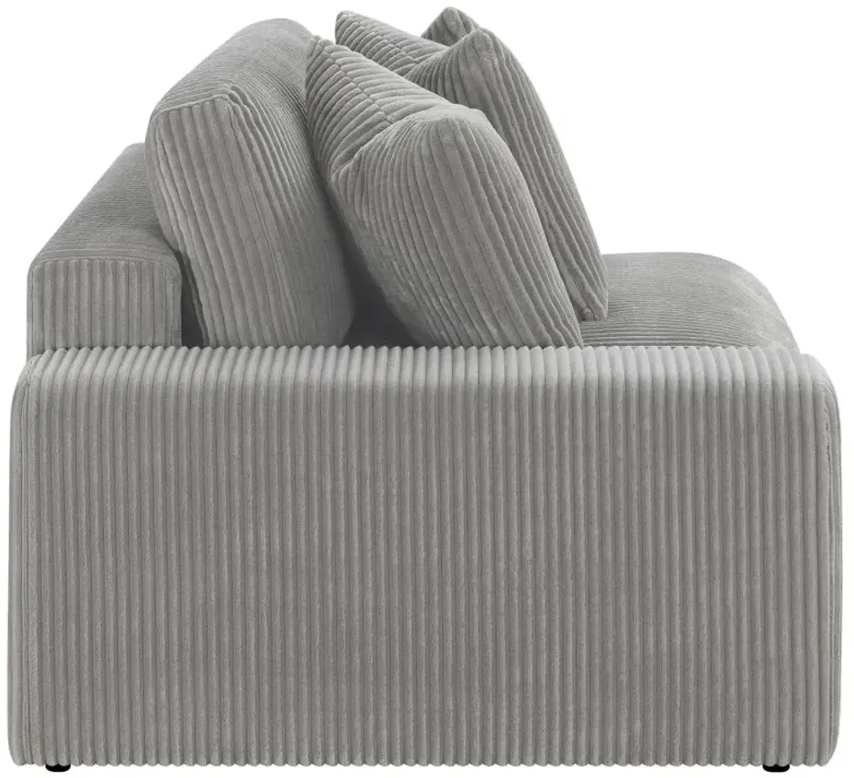 Aaron Upholstered Reversible Sectional Fog