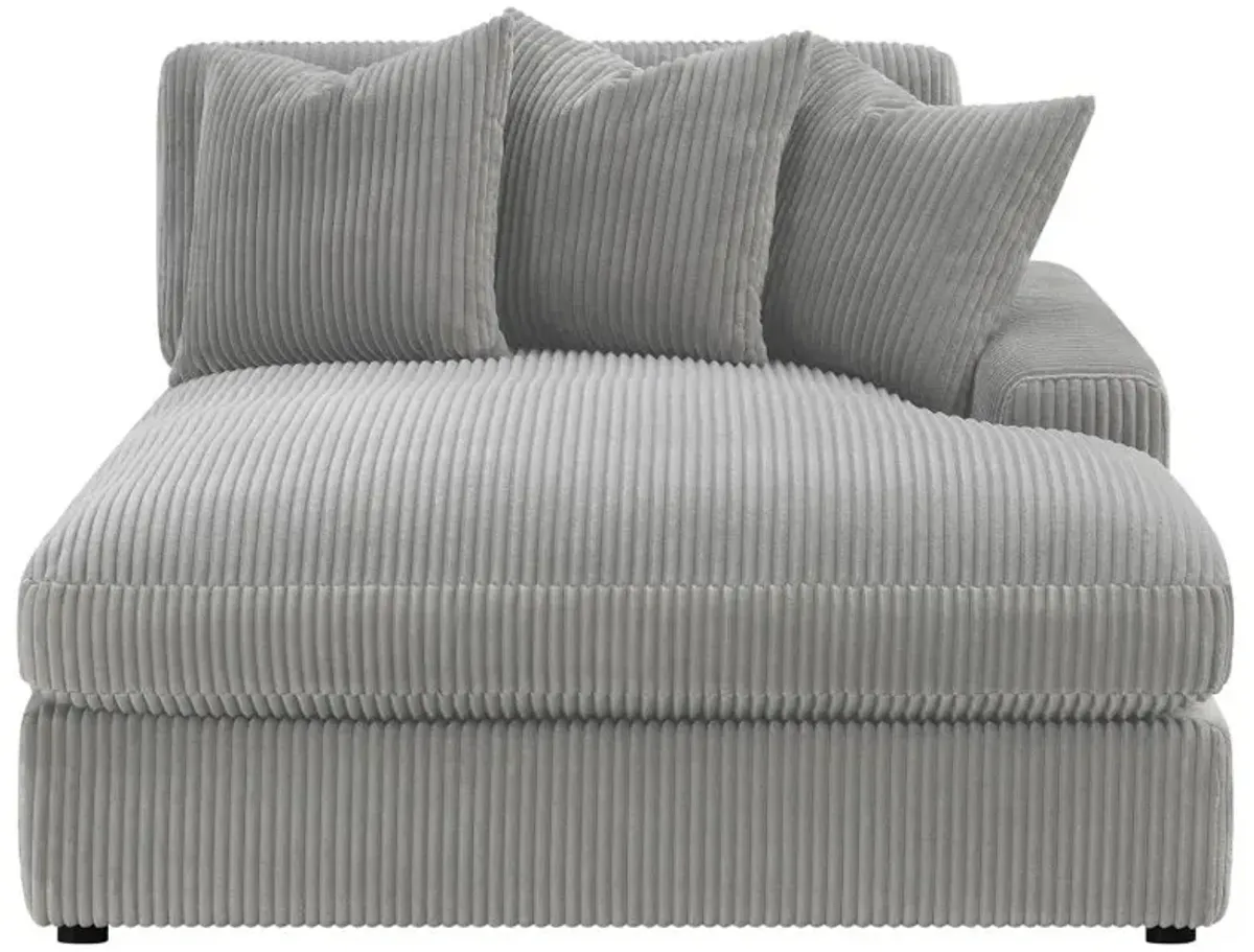 Aaron Upholstered Reversible Sectional Fog