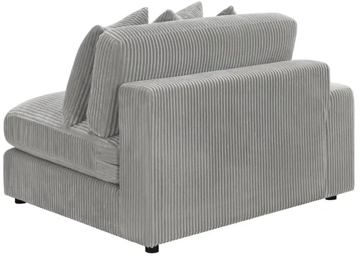 Aaron Upholstered Reversible Sectional Fog