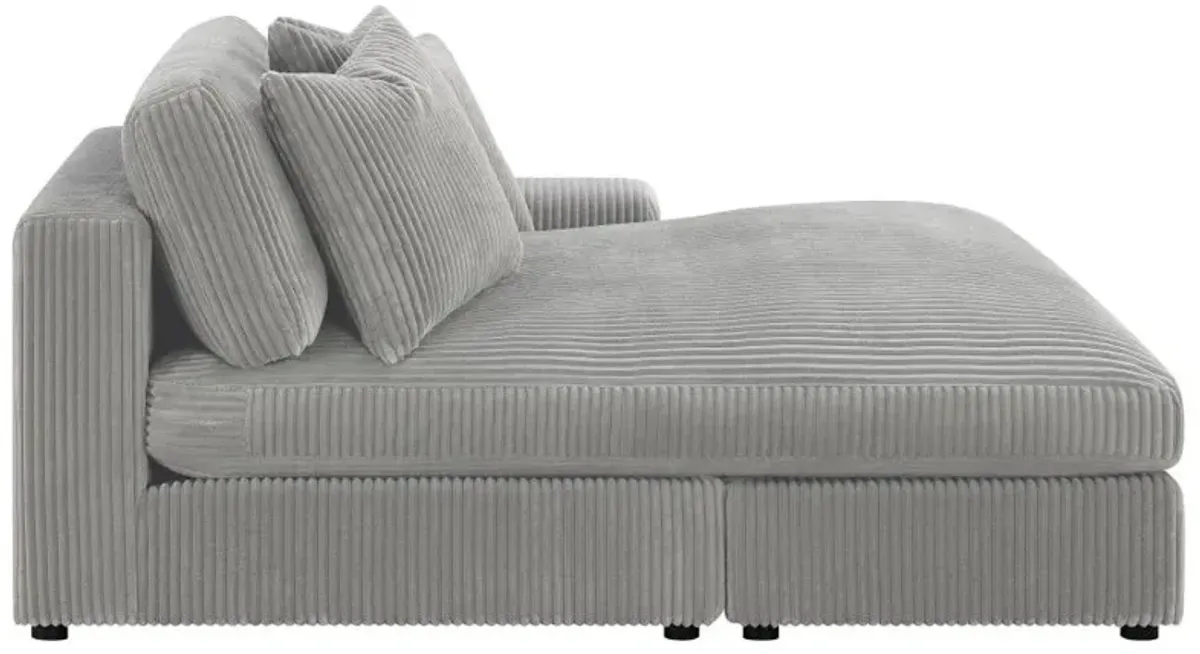 Aaron Upholstered Reversible Sectional Fog