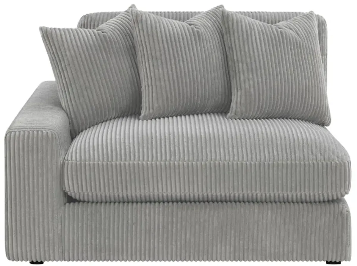 Aaron Upholstered Reversible Sectional Fog