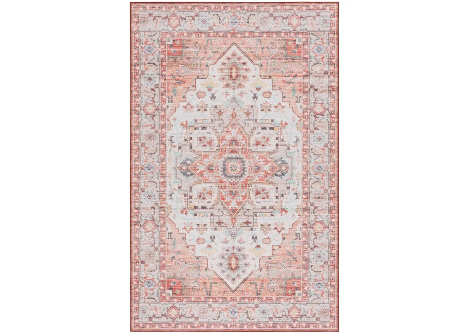 TUCSON 913 LIGHT RUST  9' x 12' Large Rectangle Rug