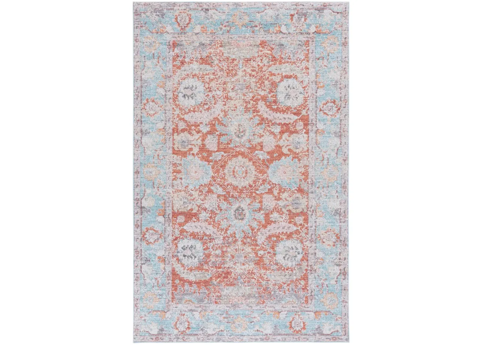 TUCSON 908 TURQUOISE  9' x 12' Large Rectangle Rug