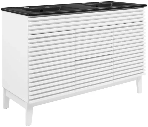 Render 48" Double Sink Bathroom Vanity