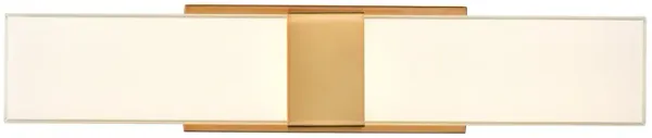 Reciprocate 25" Wide 2-Light Vanity Light - Aged Brass