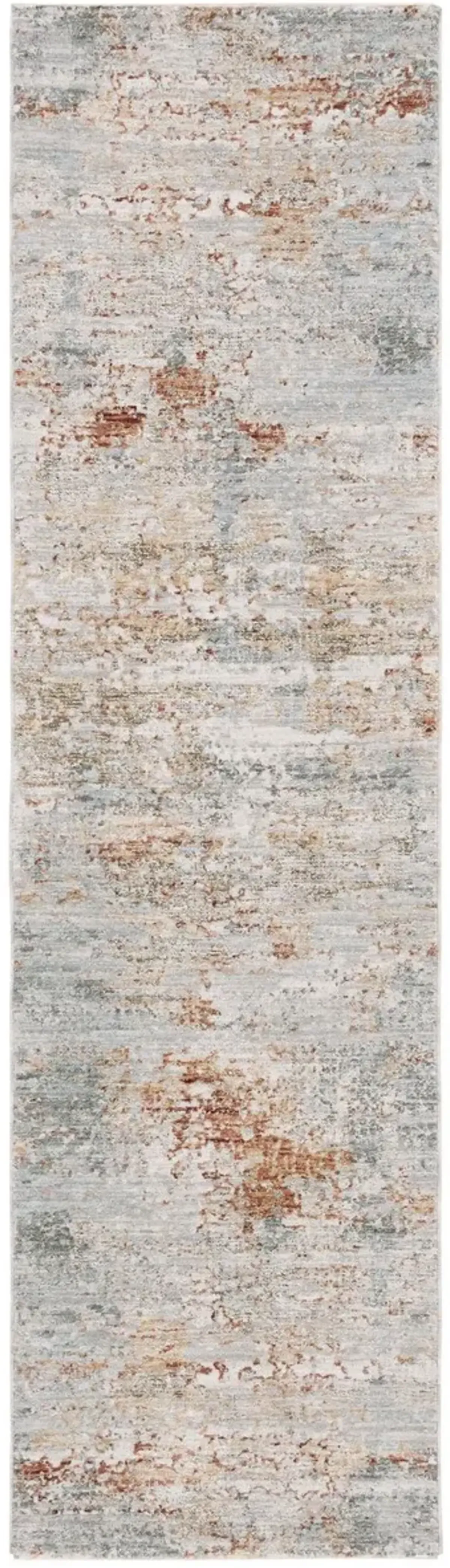 ADRIANNA 200 Blue 2'-2' X 8' Runner Rug