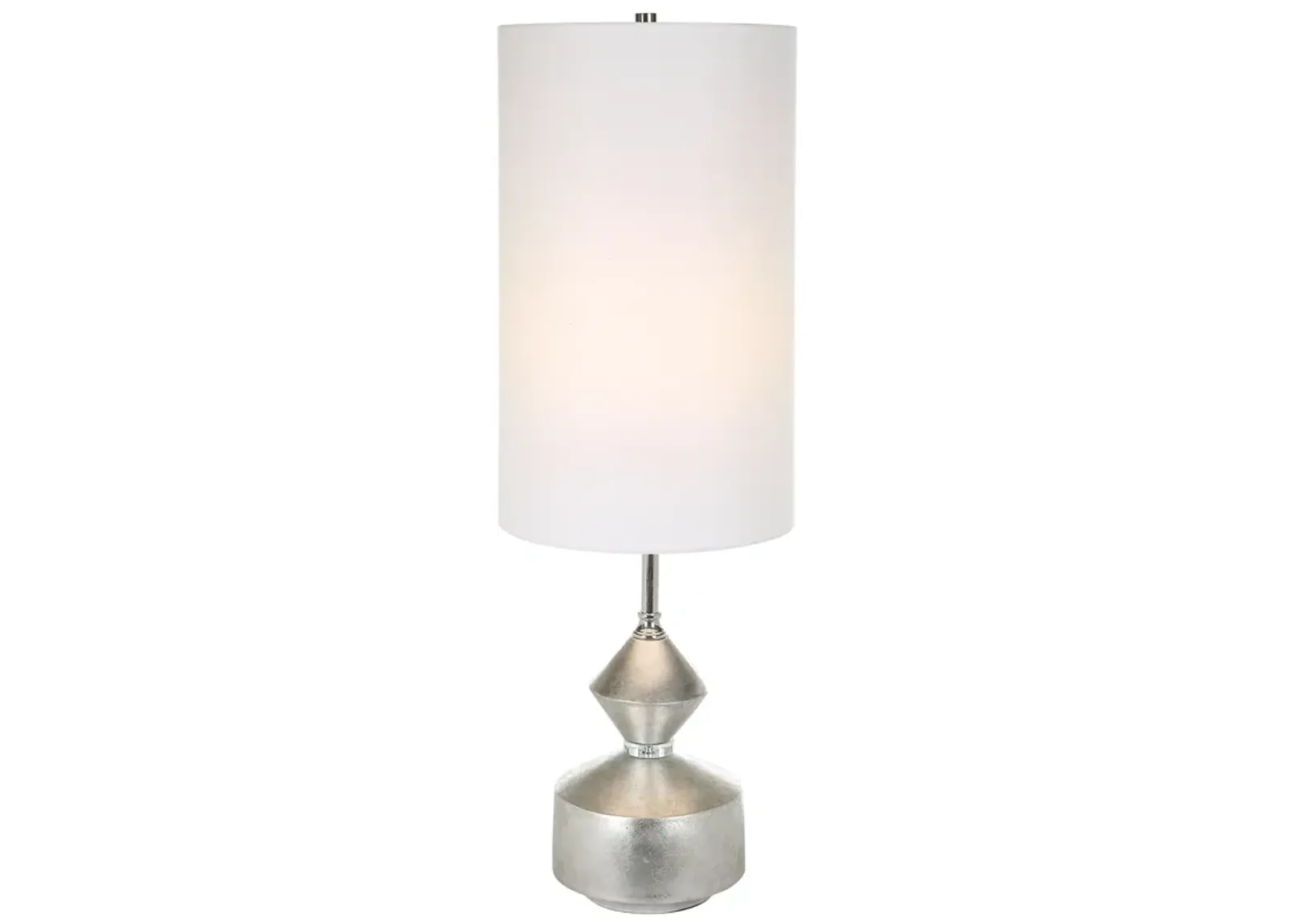 Vial Silver Buffet Lamp