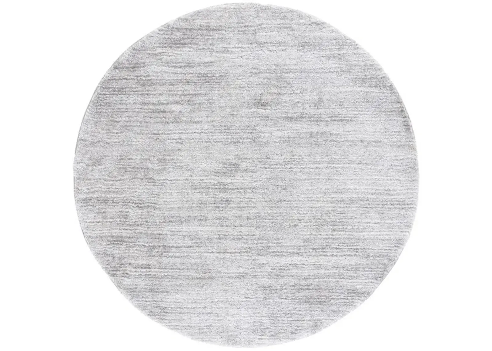 JASMINE SHAG 100 Grey  6'-7' X 6'-7' Round Round Rug