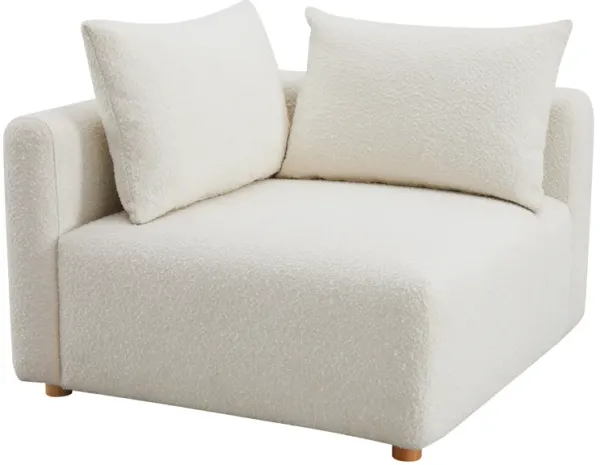 Hangover Cream Boucle Modular Corner Chair